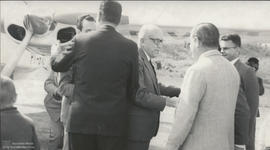 Recepção ao governador Magalhães pinto