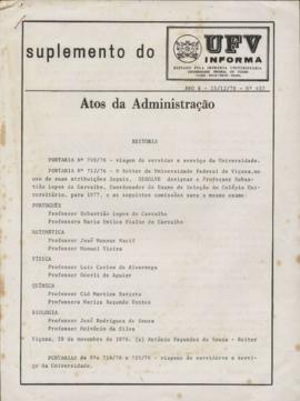 Atos da Administração (UFVInforma nº 457)
