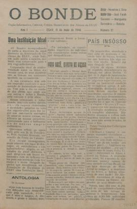 O Bonde - Edição 21 de 11/05/1946
