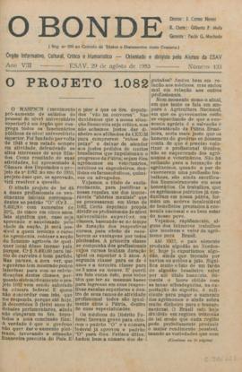 O Bonde - Edição 133 de 29/08/1953