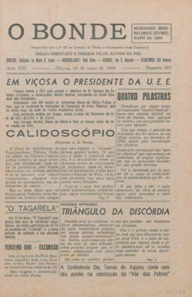 O Bonde - Edição 219 de 15/05/1960