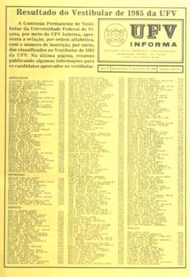 Edição especial - Vestibular (janeiro)