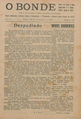 O Bonde - Edição 165 de 29/11/1955