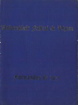 Álbum de formatura de 1971 (Gato Preto)