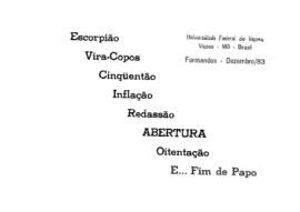 Álbum de Formatura de 1983/2 (Abertura)